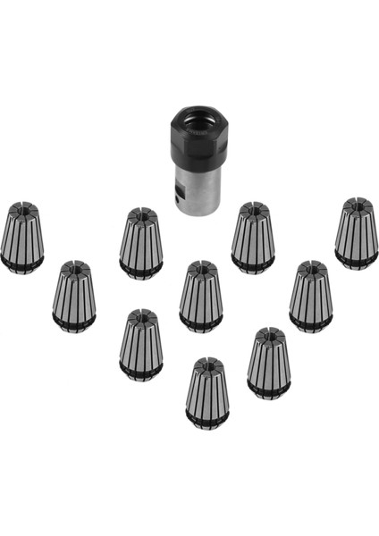 20 Adet ER16 Yaylı Yüksük + Motor Mili 8mm Uzatma Çubuğu Tutucu Cnc Freze Torna Aracı Oyma Makinesi (Yurt Dışından)