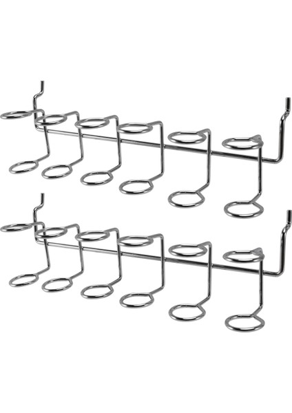 8 Adet Tornavida Tutucu Pegboard Çok Amaçlı Alet Tutucu Aksesuar Pegboard Aksesuarları Pegboard Için Çok Halkalı Takım Tutucu (Yurt Dışından)