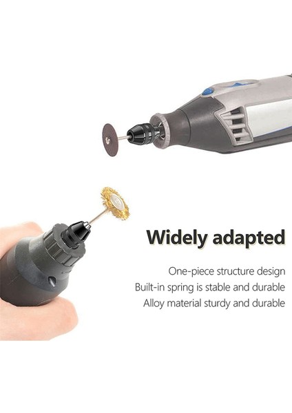Matkap Chuck, 1/32 Ila 1/8 Yedek 4486 Matkap Anahtarsız Uç Ayna Mili Döner Aracı Hızlı Değişim Adaptör Kiti (Yurt Dışından)