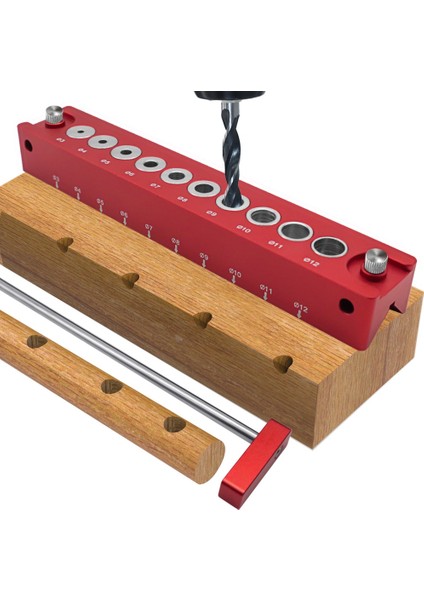 3-12MM Dikey Cep Delik Jig Ağaç Işleme Dübel Matkap Kılavuzu Kendinden Merkezleme Matkap Ucu Kılavuzu Jig Konumlandırıcı Bulucu (Yurt Dışından)