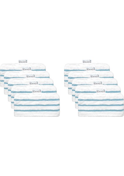 Black&decker Buharlı Paspas Yedek Kapağı Için 10'lu Yıkanabilir Mikrofiber Ped Paketi FSM1616, FSM1630 ile Uyumlu (Yurt Dışından)