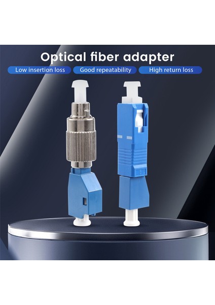 Fc Erkek - Lc Dişi Hibrit Optik Fiber Dönüştürücü Adaptör + Lc Dişi - Sc Erkek Hibrit Flanş, Optik Fiber Adaptör (Yurt Dışından) indirimleri