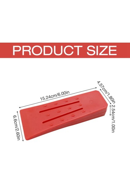 Devirme Takozu Plastik, 4'lü Paket Abs Darbeye ve Soğuğa Dayanıklı Ormancılık Takozu, Düşen Kesme Sütunlu Testere (Yurt Dışından)