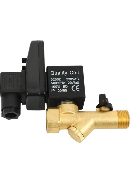 3x Ac 220 V 1/2 Inç Elektronik Zamanlı 2 Yollu Hava Kompresörü Gaz Tankı Otomatik Tahliye Vanası (Yurt Dışından)