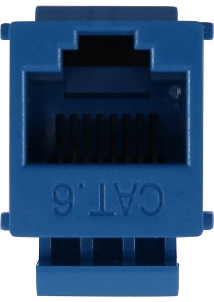 20 Adet RJ45 Konektörü Keystone Jack Cat6 Uzatma Çoğaltıcı Ethernet Ağı Lan Cat 6 Çoğaltıcı Jaklar Uzatma Adaptörü, Mavi (Yurt Dışından)