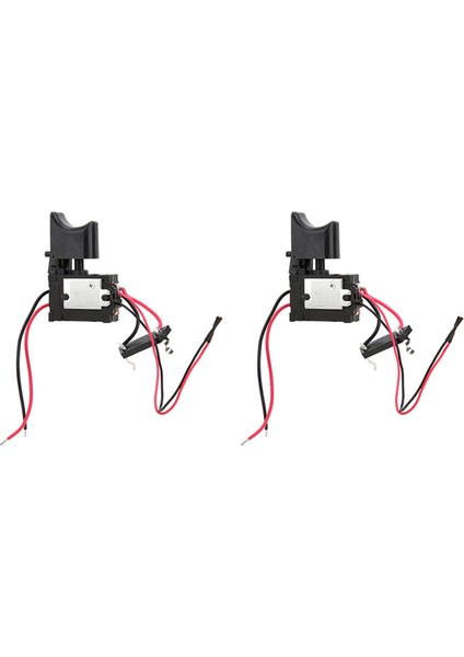 2x 7.2V-24V Matkap Hız Kontrol Matkap Anahtarı Lityum Akülü Matkap Hız Kontrol Tetik Anahtarı Işık ile (Yurt Dışından)