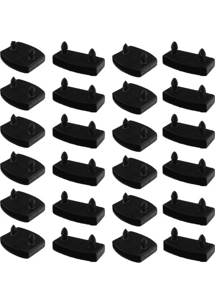 24 Adet 55MM x 9mm Plastik Yatak Çıta Kapağı Yedek Tutucu Kapakları Tutmak Için Ahşap Çıtalar Yatak Tabanı (Yurt Dışından)