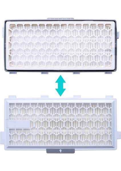 2x SF-HA50 Hepa Airclean 50 Filtre Miele Elektrikli Süpürge Serisi Için Uyumlu Komple C3 C2 C1 S8000 S6000 S5000 S4 S5 (Yurt Dışından)