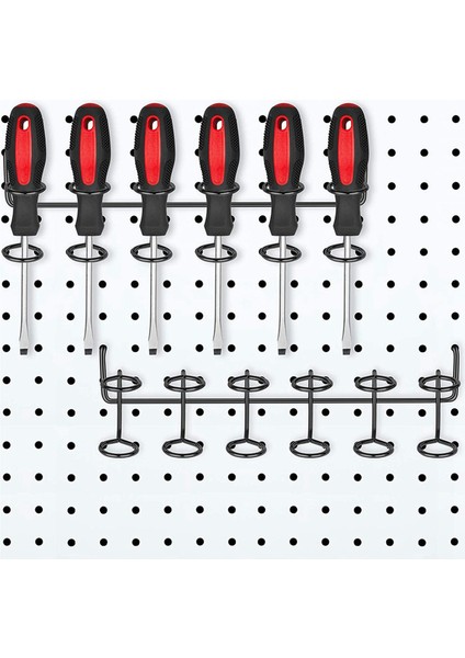 4 Adet Tornavida Tutucu Pegboard Çok Amaçlı Alet Tutucu Aksesuar Pegboard Aksesuarları Pegboard Için Çok Halkalı Takım Tutucu (Yurt Dışından) fiyatları