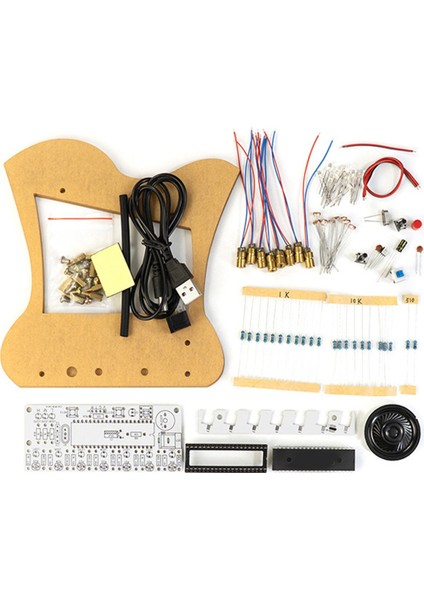 Dıy Elektronik Kit Bluetooth Hoparlör Müzik Spektrum Lehimleme Uygulaması LED Flaş Ekran Lehimleme Projesi Uygulaması Dıya (Yurt Dışından)