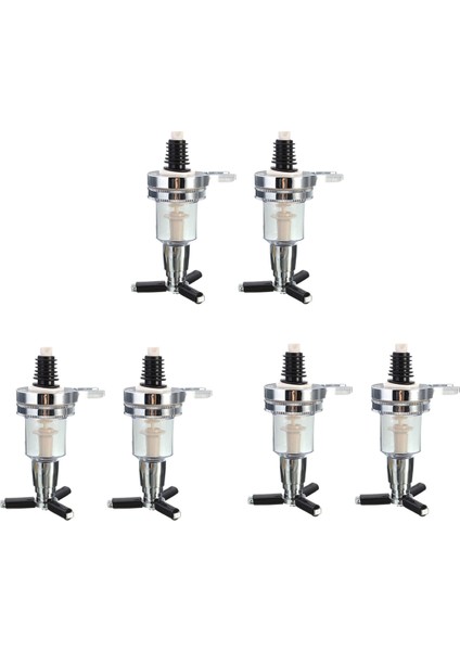 6 Adet 45 Ml/1.5 Oz Bar Butler Duvara Monte Yedek Nozul Atış Dağıtıcı Döner Likör Caddy Şişe Tutucu (Yurt Dışından)