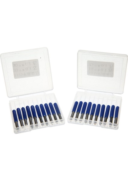20 Adet Karbür Pcb Gravür Uçları 3.175MM Cnc Router Bit 10/15/20/30 Derece Freze Kesicisi Aletler (Yurt Dışından)
