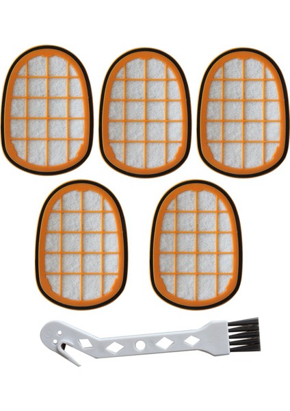Philips Speedpro Max FC6812 / 01 FC6813 Elektrikli Süpürge Aksesuarları Için 10 Adet Filtre Değiştirme (Temizleme Fırçası Ile) (Yurt Dışından)