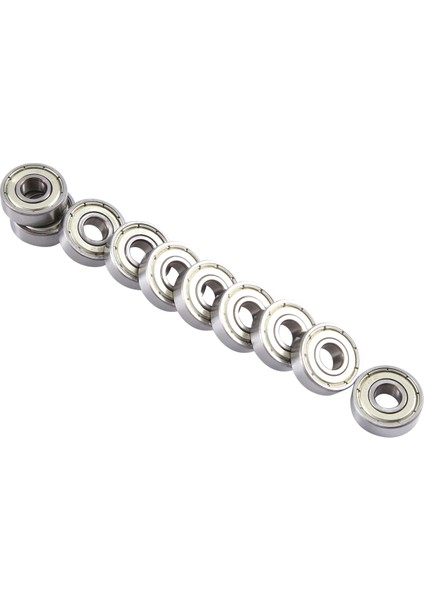 50 Adet 608-ZZ Rulman, Metal Çift Korumalı Minyatür Sabit Bilyalı Kaykay Rulman (8 x 22 x 7mm) (Yurt Dışından)