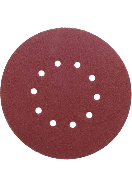 225MM Zımpara Diski Pedleri, Rastgele Orbital Zımpara Makinesi Için 25 Adet Cırtlı Zımpara Kağıdı (80 Grit) (Yurt Dışından)