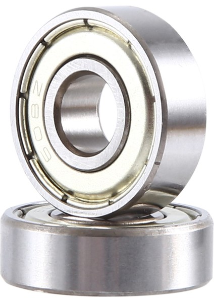 50 Adet 608-ZZ Rulman, Metal Çift Korumalı Minyatür Sabit Bilyalı Kaykay Rulman (8 x 22 x 7mm) (Yurt Dışından)