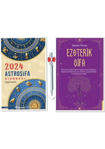 2024 Astroşifa Ajandası - Ezoterik Şifa + Caprice Kalem