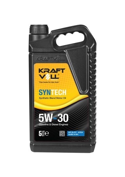 Motor Yagı Benzın-Dızel Syntech 5W30 Yarı Sentetık Sl/ - Kraftvoll 17011003