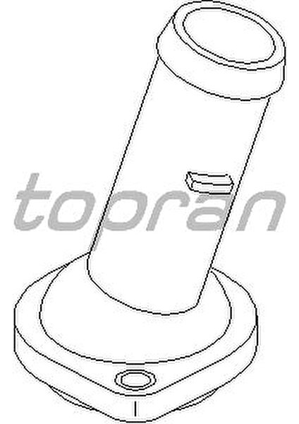 755 Termostat Yuvası Flansı Polo 1.4-1.9 01-09 -A2 1.2-1 - Topran 110359001