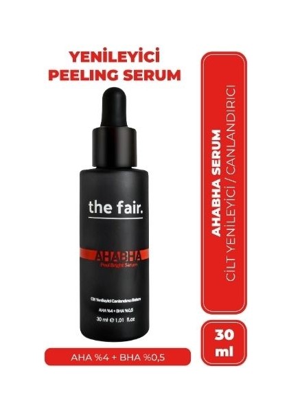 the fair. Ahabha Peeling Asit ve Laser Güneş Kremi Set