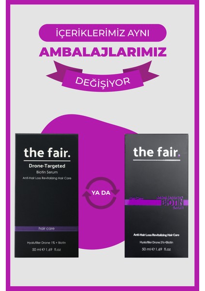 the fair 2'li Saç Bakım Seti