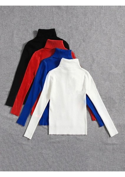 4’lü Paket Yılbaşı Boğazlı Kazak Paketi Unisex Kalın Pamuklu Balıkçı Şardonlu Kırmızısiyahbeyazsaks fiyatları