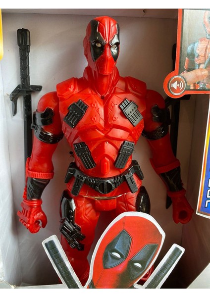Deadpool Figür Işıklı Sesli Aksiyon Figür Oyuncak Deadpool Figür