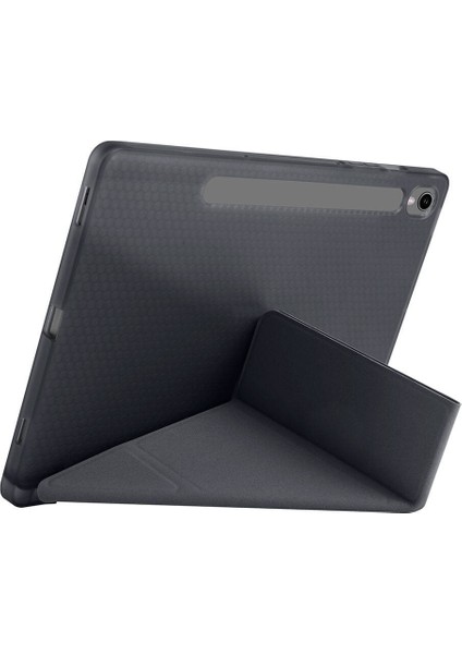 Samsung Galaxy Tab S10 Fe/S9 Fe 10.9 Inch Kılıf Tri Folding Kalem Bölmeli Standlı Kabak