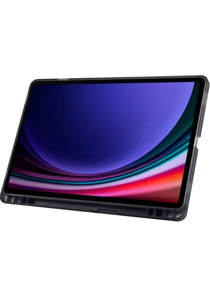 Samsung Galaxy Tab S10 Fe/S9 Fe 10.9 Inch Kılıf Tri Folding Kalem Bölmeli Standlı Kabak