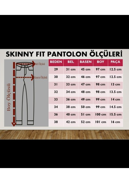 Erkek Skinny Fit Likralı Jean