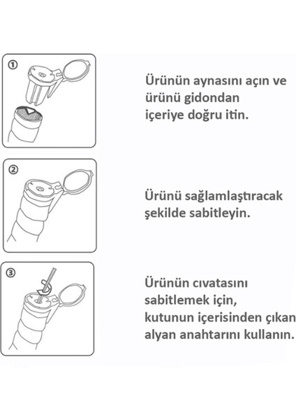 Bisiklet Ayna Aero Gidonlar Için Gidon Aynası 3D Mini XBYC-4015 AYN-105