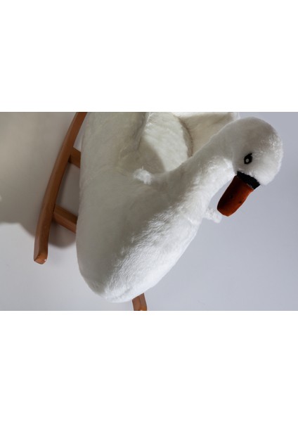 Mode Sallanır Kuğu Peluş Kumaş (Dairenize Teslim)