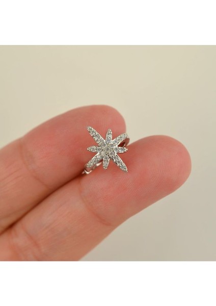 Silver Renk Kuzey Yıldızı Earcuff Kutup Yıldızı Sıkıştırma Kıkırdak Küpesi fiyatları