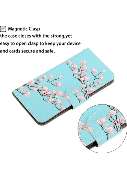Renkli Desen Baskı Pu Deri Cüzdan Stand Telefon Kapağı Samsung Galaxy S21 Fe Flower (Yurt Dışından) fiyatları