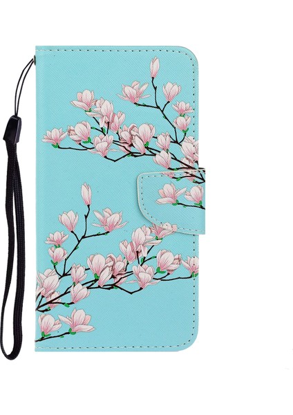 Renkli Desen Baskı Pu Deri Cüzdan Stand Telefon Kapağı Samsung Galaxy S21 Fe Flower (Yurt Dışından) fırsatları