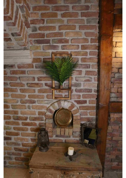 DDS-A208 Dekoratif Ahşap Saksıda Yapay Çiçek Aranjman Duvar Saksısı fiyatları