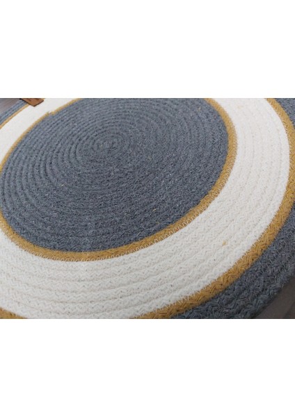 2 Kişilik 2 Parça Amerikan Servis Supla Takımı Tabak Altlığı Mutfak Hasır Sepet Sunum Hediye 33X33CM