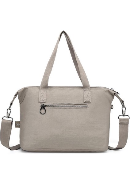 Nano Metalik Kumaş Kadın Omuz Çantası BC 3127 - Vizon fiyatları