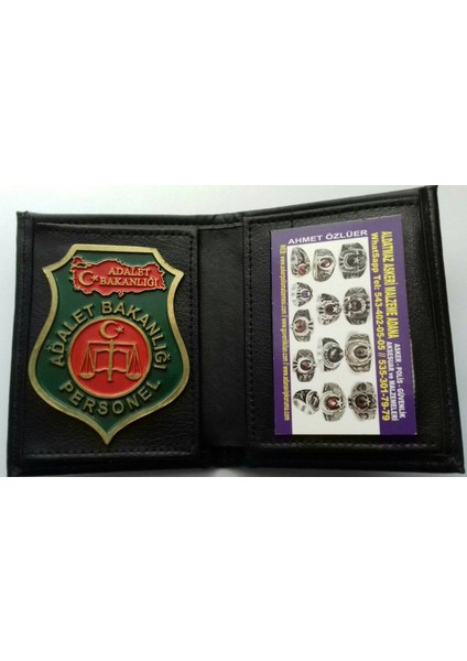 Adalet Bakanlığı Rozetli Cüzdan Satınal,sadece Kurum Adresıne Gönderılır.