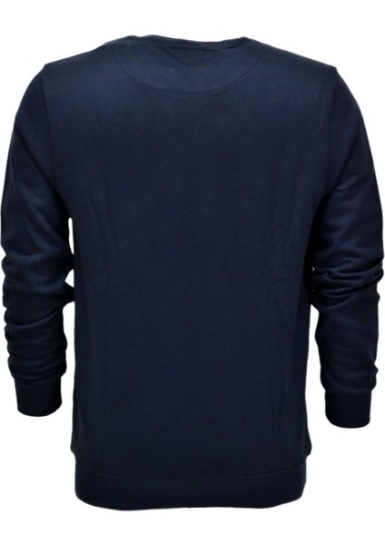 Erkek Baskılı Spor Sıfır Yaka Sweatshirt R2202 BGL-ST03189