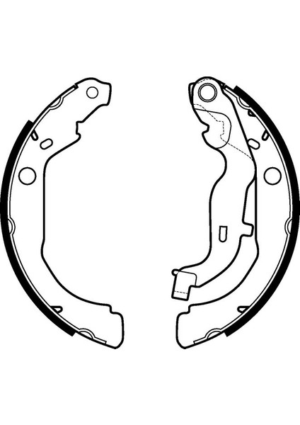 Arka Pabuç Balata Dacıa Duster 1.5 Dci-1.6-1.6 16V 4x4 228.6X42