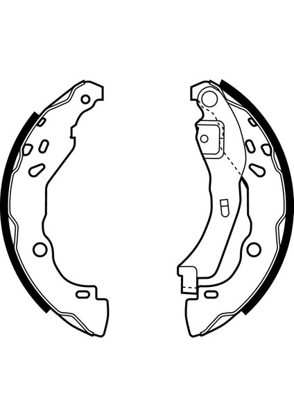 Arka Pabuç Balata Logan 04 Clıo II-IV-P208 12 P301 12 C-Elysee 12 Ds3 13-15 Mıcra 10
