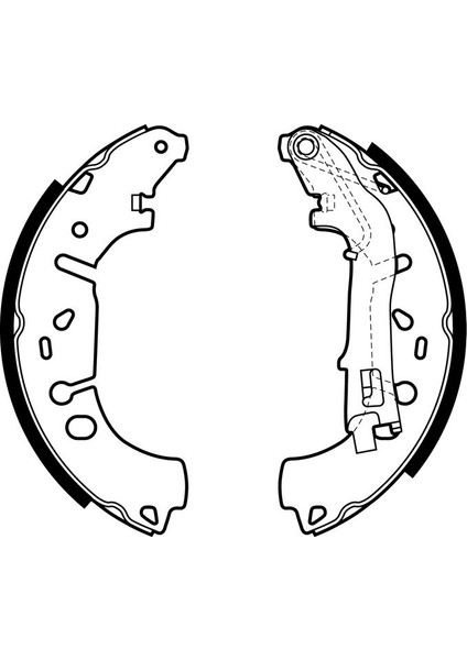 Arka Pabuç Balata Fıorıno 1.3d Multijet-1.4 08 Bıpper-Nemo 1.4-1.4hdı 08