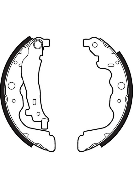 Arka Pabuç Balata Kng 08 Captur 13 Clıo 13 Duster 10 Dokker 12 Lodgy Sandero 12 228X42MM