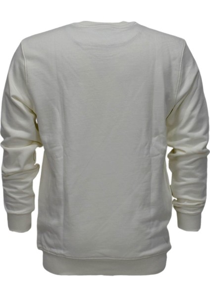 Erkek Baskılı Spor Sıfır Yaka Sweatshirt R2201 BGL-ST03191