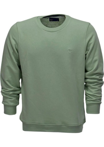 Erkek Spor Sıfır Yaka Sweatshirt R2247 BGL-ST03188