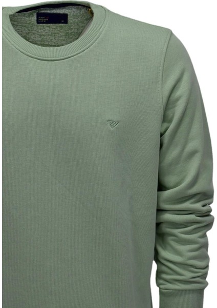 Erkek Spor Sıfır Yaka Sweatshirt R2247 BGL-ST03188