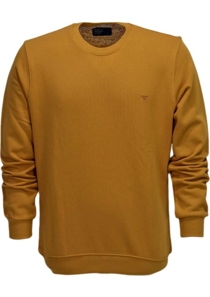 Erkek Spor Sıfır Yaka Sweatshirt R2247 BGL-ST03188