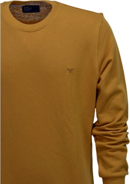Erkek Spor Sıfır Yaka Sweatshirt R2247 BGL-ST03188