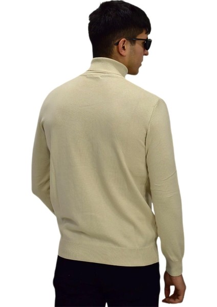 Erkek Spor Düz Balıkçı Yaka Kazak R21010 BGL-ST03179 modelleri